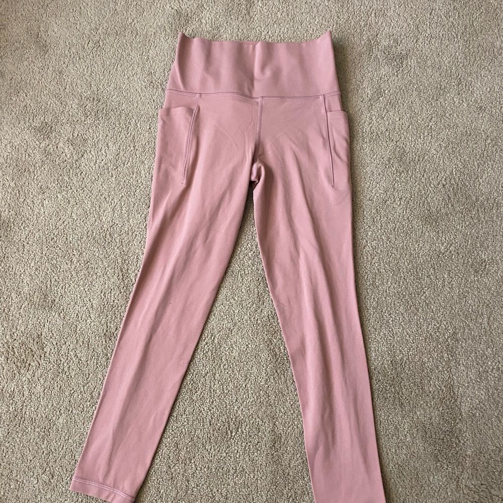 Athleta XS Pink High-Waist Active Leggings